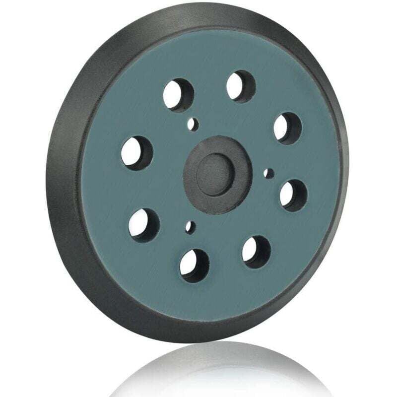 Image of Platorello abrasivo Makita da 125 mm Dischi abrasivi a 8 fori Platorello per levigatrice Makita da 5 pollici per Makita bo 5010, 5030, 5031, 5041,