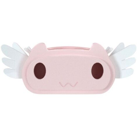 KZQ Portacepillos de dientes eléctrico, portacepillos de dientes eléctrico para baño, organizador de pared para 2 tazas, organizador de cepillos de dientes con diseño de elfo