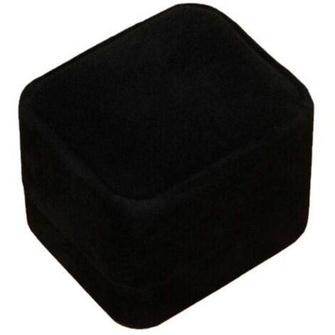 KZQ Portagioie in velluto, espositore quadrato in flanella per anelli e orecchini, per fidanzamento, proposta di matrimonio, anniversario, Memorial Day (40 x 45 x 40 mm)
