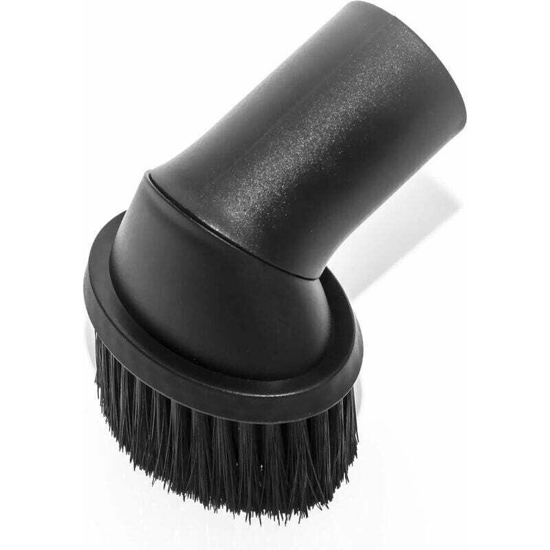 Premium Brosse d'aspirateur pour meubles, Brosse ronde - avec diamètre de 35mm – avec tête pivotante – Convient pour aeg, Bosch, Siemens, Miele,