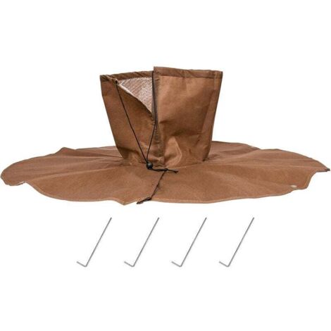 KZQ Protección de raíces de palmeras 30x30 cm Protección de raíces de palmeras Protección invernal de plantas Lonas protectoras para plantas Protección invernal de palmeras