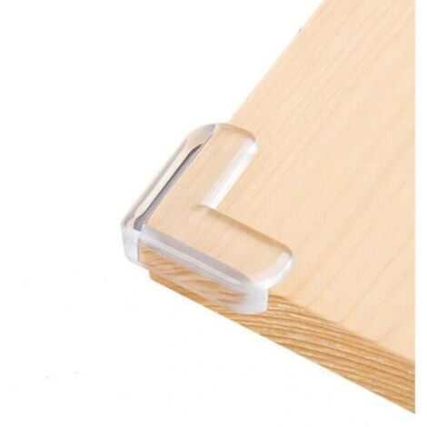 KZQ Protectores de esquinas para mesa de bebé, 10 unidades de silicona transparente, protectores de esquinas para seguridad infantil, 4 x 4 x 1,5 cm