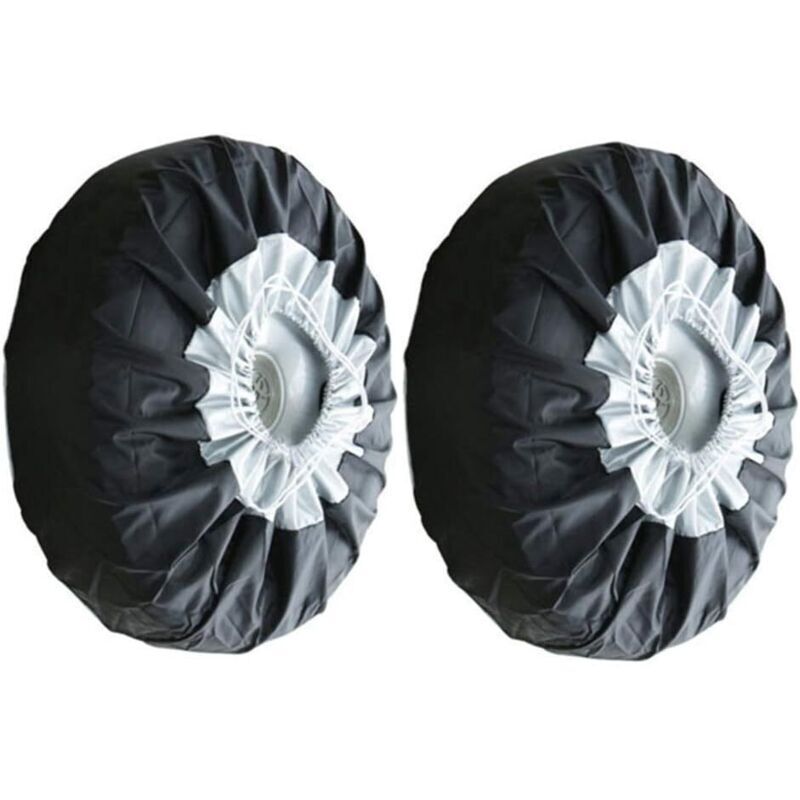 Image of KZQ - Reserveradabdeckung, 65 x 65 x 37 cm, staubdicht, 2er-Pack