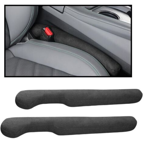 KZQ - Riempitivo per fessure auto, riempitivo universale per fessure seggiolino auto, accessori auto per cuscino sedile auto, imbottitura per crepe (nero)