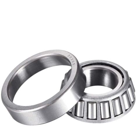 KZQ Rodamiento de rodillos cónicos 30205, cono con copa, 25 mm de diámetro interior, 52 mm de diámetro exterior, 16,25 mm de espesor, rodamiento de rueda