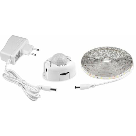 Acheter MALITAI Alimenté par USB 2835 SMD Ruban LED étanche pour cuisine  Mur LED Veilleuse avec capteur de balayage manuel Blanc chaud Blanc