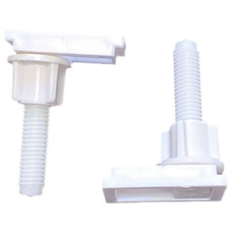 KZQ Set da 2 persone e coperture in plastica bianca per essere inodori, per un montaggio più elevato.
