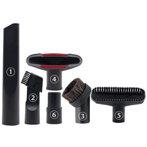 KZQ set di 6 punte per aspirapolvere per aspirapolvere con diametro di 32 mm e 35 mm, ugello per aspirapolvere