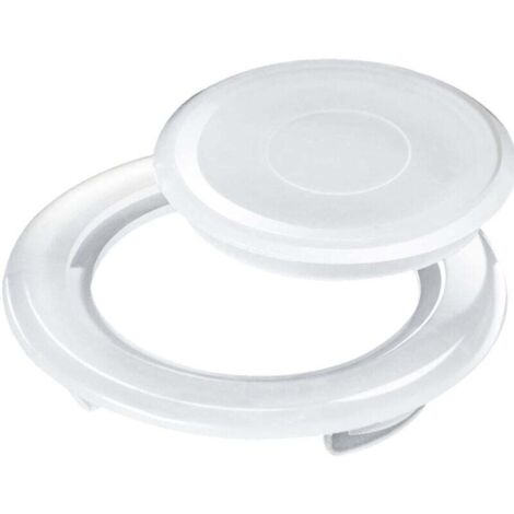 KZQ Sets de tapas de agujeros y anillos para mesas de patio, tapas de agujeros de plástico para sombrillas, anillo de agujero para sombrillas para fiestas en el jardín en verano al aire libre
