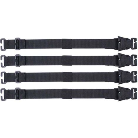 KZQ Sistema de 4 piezas, correas Molle portátiles de 36 cm para mochila, accesorios para acampar al aire libre, senderismo y montañismo.