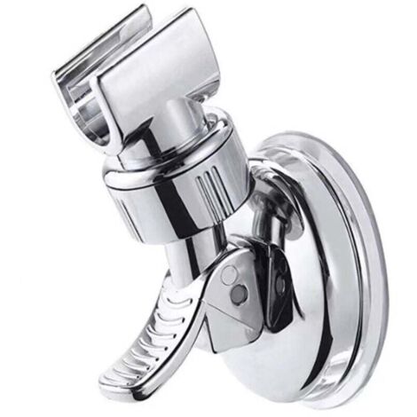 KZQ Soporte de ducha ajustable (2 unidades), con ventosa para baño, soporte de varilla de mano desmontable, soporte de pared con ventosa.