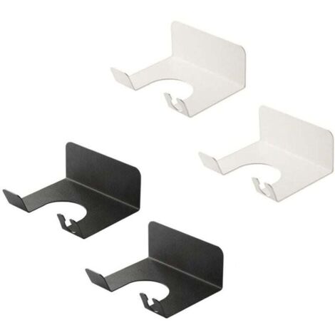 KZQ - Soporte de pared para secador de pelo (4 unidades), plancha y secador, estación para herramientas de peluquería