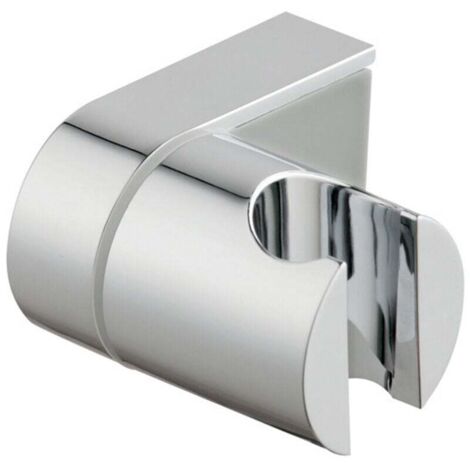 KZQ Soporte para cabezal de ducha de baño, soporte de ducha de pared, cromado