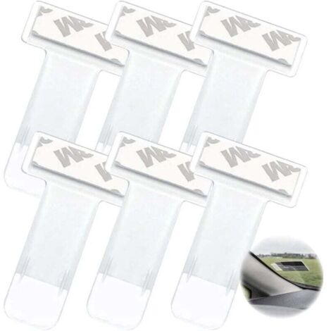 KZQ soportes transparentes para tickets de estacionamiento, para parabrisas y pegatinas.
