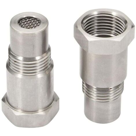 KZQ Stück M18 x 1.5 mm Lambdasonden-Verlängerungskabel mit O2-Filter, Sauerstoffsensor, Lambdasonden-Adapter 45 mm für Auto-Abgassystem-Zubehör, M18 x 1.5 mm