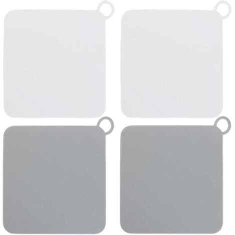 KZQ Tapón de drenaje de silicona resistente a olores (4 unidades), tapón de drenaje de silicona, tapa de fugas para cocina, baño, lavadero y alcantarillado.