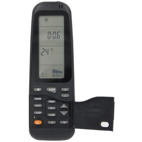KZQ Télécommande Universelle per Climatiseur Electra/Airwell/Emailair/Elco RC-3, Climatizzatore Télécommande de Remplacement - Nero
