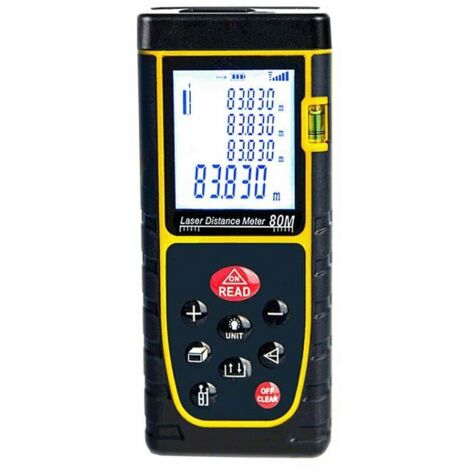 KZQ – Télémètre laser portable 40 m – Précision ± 3 mm – Plage de température 0-40 ℃ – Étanchéité IP54 – Mesure continue et Pythagore