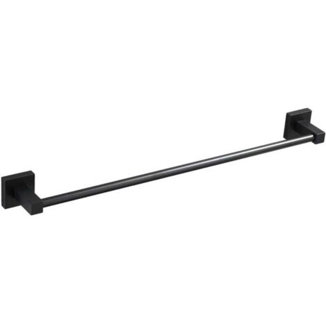 KZQ Toallero de baño/Accesorios de cocina Toallero Colgador Space Aluminio 40cm Pintura Negra