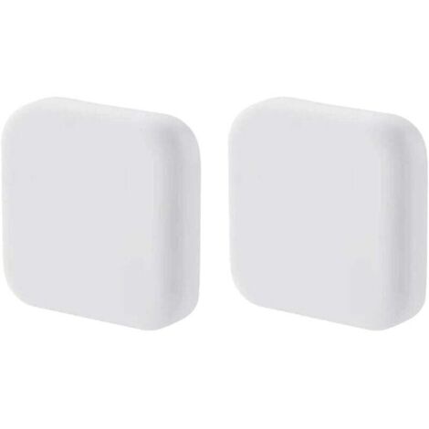 KZQ Tope de puerta, 2 piezas de silicona, autoadhesivo para manija de puerta, protección de pared