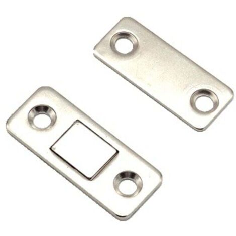 KZQ Tope de puerta magnético ultrafino, vitrina, armario, puerta corrediza, tope de puerta magnético sin huecos, cerradura magnética invisible
