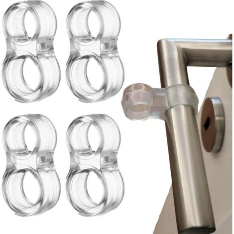 KZQ Tope de puerta transparente (12 unidades), protector de pared con cancelación de ruido, parachoques de silicona transparente, protector de pared para pomo de puerta