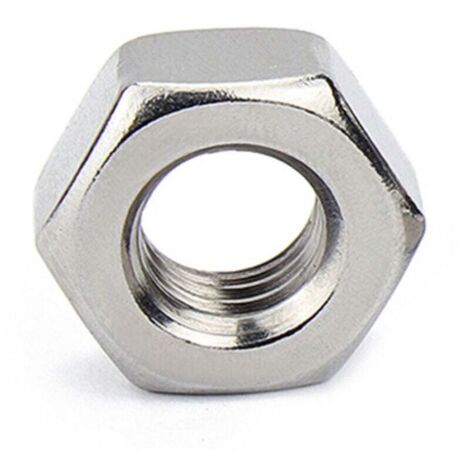 KZQ Tuercas hexagonales, acero inoxidable 304, M6, 20 unidades