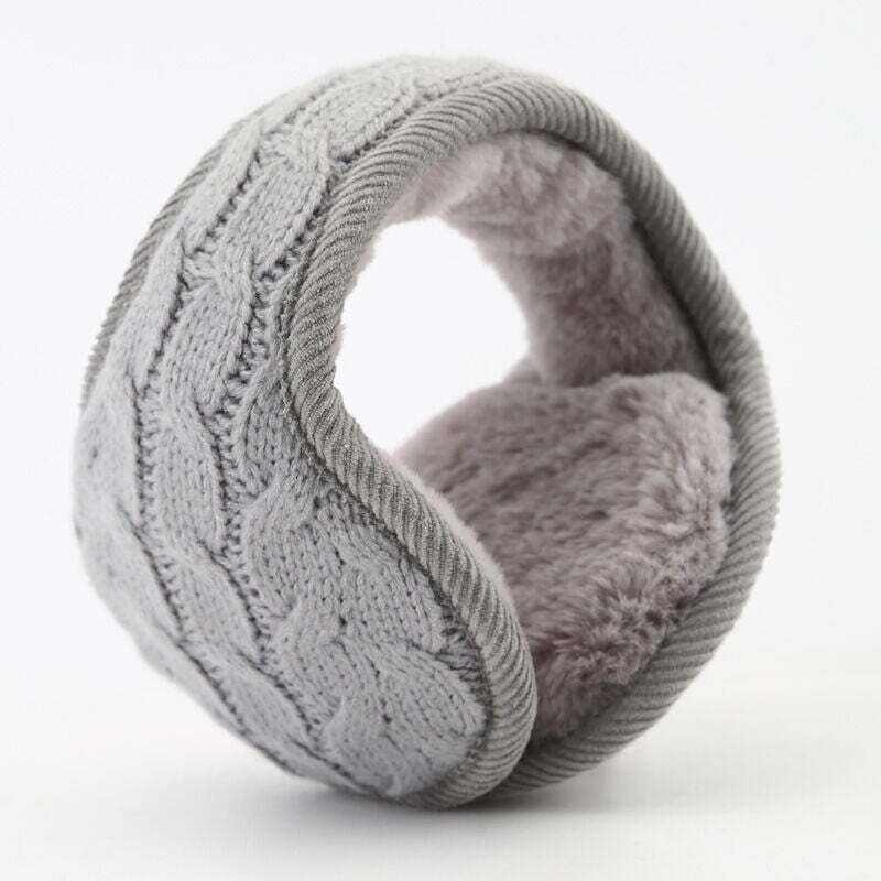Image of KZQ - Unisex Faltbare Warme Fleece Winter Ohrenschützer Gehörschutz