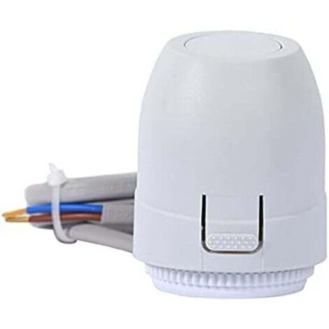 KZQ Válvula de calefacción por suelo radiante NC, CA 230 V, actuador térmico eléctrico, colector para termostato de calefacción por suelo radiante