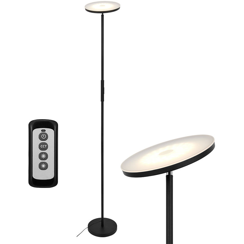 

Lámpara de Pie Regulable con Mando, 20W Lámparas de Pie LED para Salon/ Comedor/ Dormitorios Modernas Nordicas