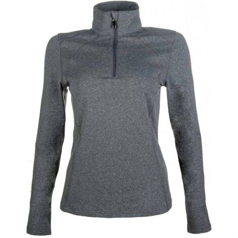 L, Bleu tacheté 2175: Chemise d'équitation technique à manches longues modèle Mio pour femmes