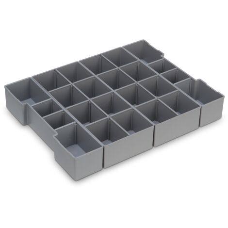 BS SYSTEMS L-BOXX Einteilungsset L-BOXX® K3 LB 102 B378xT313xH65mm grau