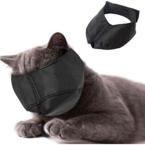 (L) Cat grooming muzzle, nylon cat muzzle, pet grooming tools, prevents scratches and tears