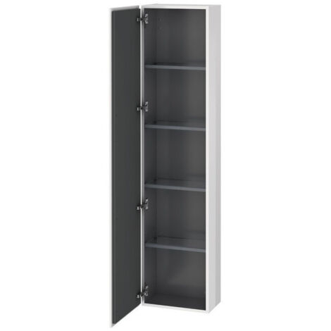 L-CUBE mobile 400x243x1760mm apertura destra noce scuro