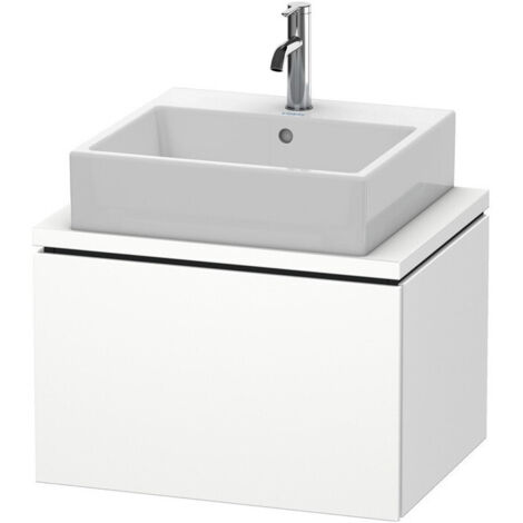L-CUBE mobile consolle basso 400x620x477mm bianco opaco