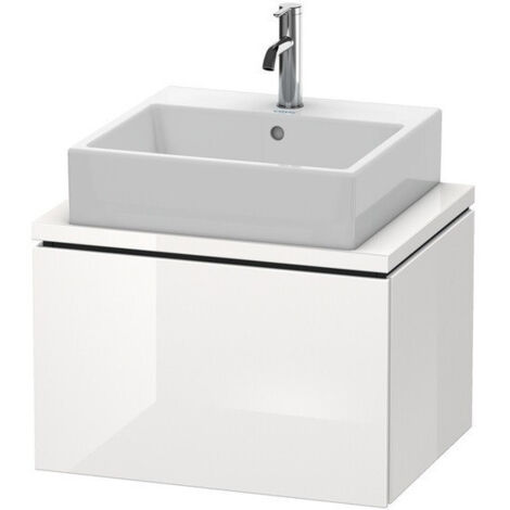 L-CUBE mobile consolle basso 400x620x477mm noce scuro