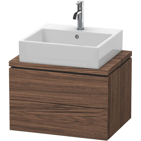 L-CUBE mobile consolle basso 400x620x477mm noce scuro