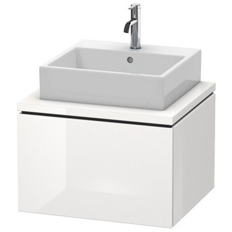 L-CUBE mobile consolle basso 400x620x547mm noce scuro