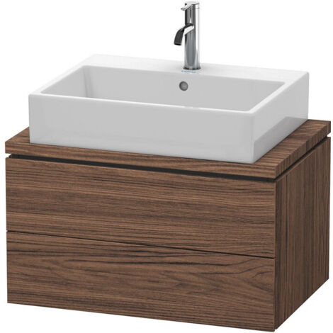 L-CUBE mobile consolle basso 400x720x477mm noce scuro