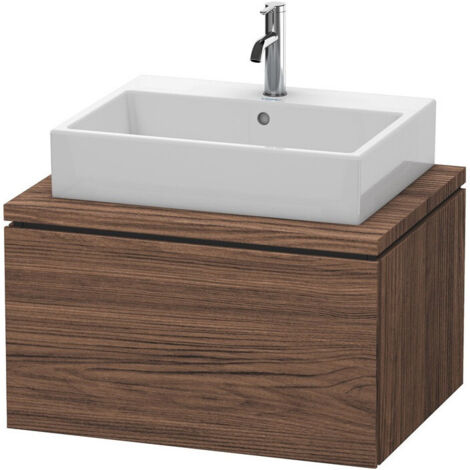 L-CUBE mobile consolle basso 400x720x547mm noce scuro