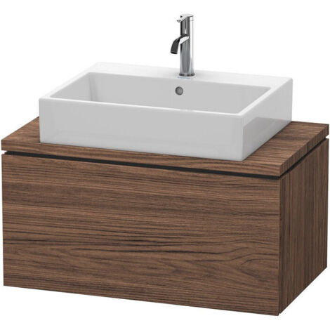 L-CUBE mobile consolle basso 400x820x477mm noce scuro