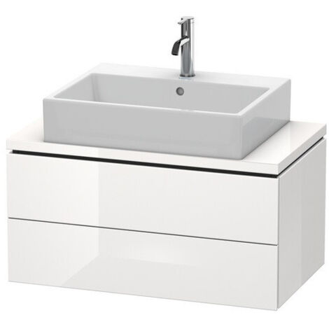 L-CUBE mobile consolle basso 400x820x477mm noce scuro