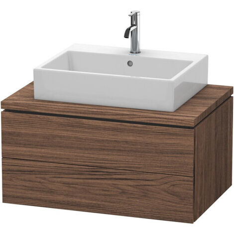 L-CUBE mobile consolle basso 400x820x547mm noce scuro
