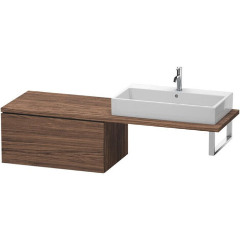 L-CUBE mobile consolle basso 400x820x547mm noce scuro