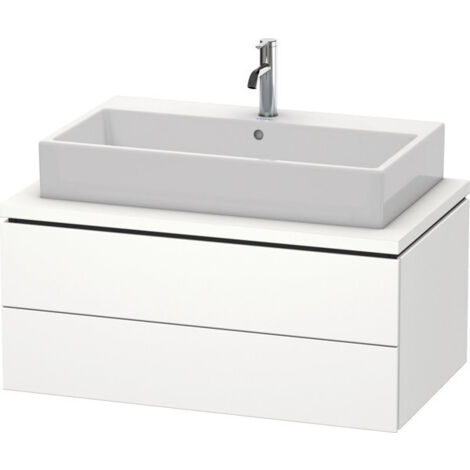 L-CUBE mobile consolle basso 400x920x547mm bianco opaco