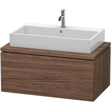 L-CUBE mobile consolle basso 400x920x547mm noce scuro