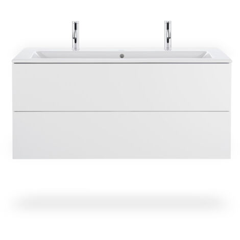 L-CUBE mobile lavabo 1220x481x550mm bianco opaco