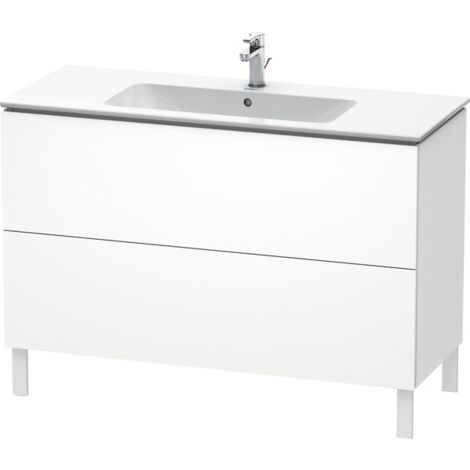 L-CUBE mobile lavabo 1220x481x704mm bianco opaco