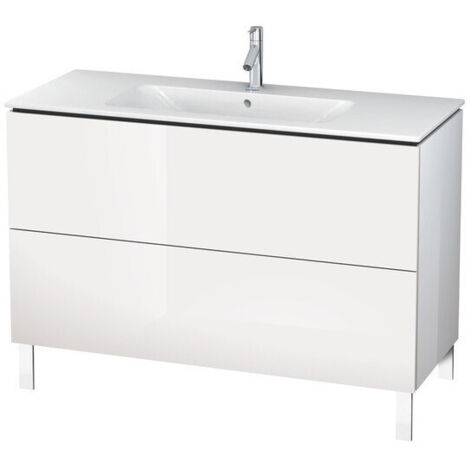 L-CUBE mobile lavabo 1220x481x704mm noce scuro