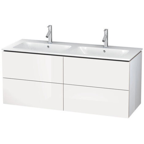 L-CUBE mobile lavabo 1290x481x550mm noce scuro